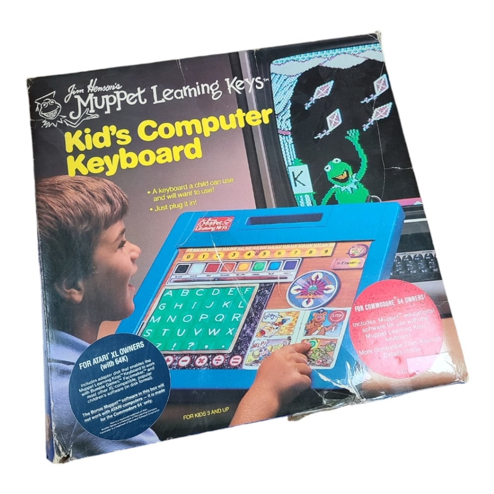 Commodore 64 Muppet Learning Keys Keyboard - Vintage 1984